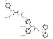 4-(2',4'-DIMETHOXYPHENYL-FMOC-AMINOMETHYL)-PHENOXYACETAMIDO-NORLEUCYLAMINOMETHYL <span class='lighter'>RESIN</span>