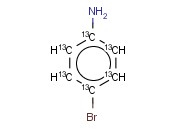 4-<span class='lighter'>溴</span><span class='lighter'>苯胺</span>-[13C6]同位素内标