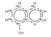 <span class='lighter'>8-HYDROXYQUINOLINE</span>, [RING-14C(U)]