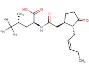 N-[(1R,2R)-3-OXO-2-(2-(Z)-PENTENYL)CYCLOPENTANE-1-ACETYL]-2S,3S)-((5-[2H3])-<span class='lighter'>LEUCINE</span>