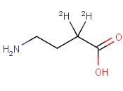 4-<span class='lighter'>氨基丁酸</span>-2,2-D2