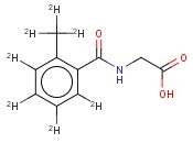 N-邻甲苯酸<span class='lighter'>甘氨酸</span>-D7氘代内标