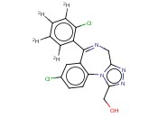 α-羟基三唑仑 -d4(100μg/ml<span class='lighter'>甲醇</span>溶液)