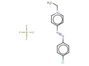 4-((P-CHLOROPHENYL)<span class='lighter'>AZO</span>)-1-ETHYL-PYRIDINIUMTETRAFLUOROBORATE