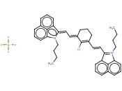 1-丁基-2-(2-[3-[2-(1-丁基-1H-<span class='lighter'>苯</span>并[cd]吲哚-2-亚基)-亚<span class='lighter'>乙基</span>]-2-氯-环己-1-烯<span class='lighter'>基</span>]-乙烯<span class='lighter'>基</span>)-<span class='lighter'>苯</span>并[cd]吲哚四氟<span class='lighter'>硼酸</span>盐