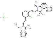 2-[2-[2-氯-3-[2-(3-<span class='lighter'>乙基</span>-1,3-二氢-1,1-二甲基-2H-<span class='lighter'>苯</span>并[e]吲哚-2-亚基)乙亚基]-1-环己烯-1-<span class='lighter'>基</span>]乙烯<span class='lighter'>基</span>]-3-<span class='lighter'>乙基</span>-1,1-二甲基-1H-<span class='lighter'>苯</span>并[e]吲哚鎓四氟