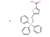 (2-(5-carboxythiophen-2-yl)ethyl)triphenylphosphonium <span class='lighter'>bromide</span>