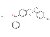 N–(4–[benzoyl]benzyl)–N–(4-tolyl)–N,N–dimethyl ammonium bromide