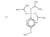 三<span class='lighter'>异</span><span class='lighter'>丙基</span> 2-(5-甲氧基吡啶)<span class='lighter'>硼酸</span>锂
