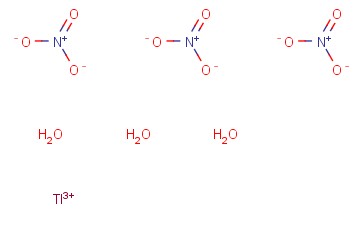硝酸铊(III)<span class='lighter'>三水</span>
