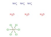 六氯硫氰酸(III)<span class='lighter'>三水</span>
