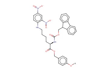 <span class='lighter'>NALPHA-FMOC-NGAMMA-2,4-DINITROPHENYL-D-LYSINE</span> <span class='lighter'>4-ALKOXYBENZYL</span> ALCOHOL <span class='lighter'>RESIN</span>