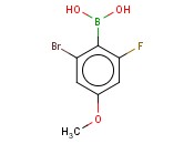 2-BROMO-4-METHOXY-6-<span class='lighter'>FLUOROPHENYLBORONIC</span> ACID