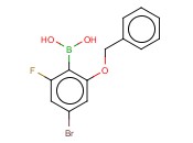 BENZYLOXY-4-BROMO-2-<span class='lighter'>FLUOROPHENYLBORONIC</span> ACID