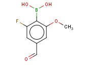2-FLUORO-4-FORMYL-6-<span class='lighter'>METHOXYPHENYLBORONIC</span> ACID