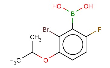 2-溴-6-氟-3-<span class='lighter'>异</span><span class='lighter'>丙</span><span class='lighter'>氧基</span>苯硼酸