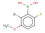 2-<span class='lighter'>溴</span>-6-氟-3-甲氧基<span class='lighter'>苯</span><span class='lighter'>硼酸</span>