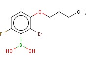 2-BROMO-3-BUTOXY-6-<span class='lighter'>FLUOROPHENYLBORONIC</span> ACID