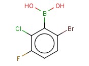 6-BROMO-2-CHLORO-3-<span class='lighter'>FLUOROPHENYLBORONIC</span> ACID