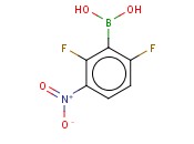 2,6-DIFLUORO-3-<span class='lighter'>NITROPHENYLBORONIC</span> ACID