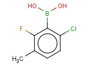 2-氯-6-<span class='lighter'>氟</span>-5-甲基<span class='lighter'>苯</span><span class='lighter'>硼酸</span>