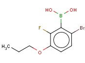 6-BROMO-2-FLUORO-3-<span class='lighter'>PROPOXYPHENYLBORONIC</span> ACID