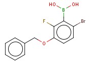 3-<span class='lighter'>苄</span>氧基-6-<span class='lighter'>溴</span>-2-氟苯硼酸