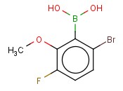 <span class='lighter'>6-BROMO-3-FLUORO-2-METHOXYPHENYLBORONIC</span> ACID