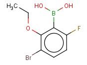 2-ETHOXY-3-BROMO-6-<span class='lighter'>FLUOROPHENYLBORONIC</span> ACID