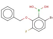 (BENZYLOXY)-6-BROMO-3-<span class='lighter'>FLUOROPHENYLBORONIC</span> ACID