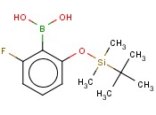 2-(T-BUTYLDIMETHYLSILYLOXY)-6-<span class='lighter'>FLUOROPHENYLBORONIC</span> ACID