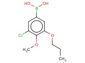 3-CHLORO-4-METHOXY-5-<span class='lighter'>PROPOXYPHENYLBORONIC</span> ACID