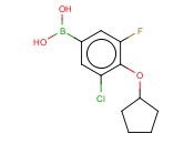 3-CHLORO-4-(CYCLOPENTYLOXY)-5-<span class='lighter'>FLUOROPHENYLBORONIC</span> ACID