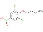 4-BUTOXY-3-CHLORO-5-<span class='lighter'>FLUOROPHENYLBORONIC</span> ACID