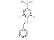 4-(BENZYLOXY)-3-CHLORO-5-<span class='lighter'>FLUOROPHENYLBORONIC</span> ACID