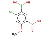 5-CARBOXY-2-CHLORO-4-<span class='lighter'>METHOXYPHENYLBORONIC</span> ACID