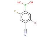 5-BROMO-4-CYANO-2-<span class='lighter'>FLUOROPHENYLBORONIC</span> ACID
