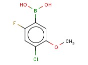 4-CHLORO-2-FLUORO-5-<span class='lighter'>METHOXYPHENYLBORONIC</span> ACID