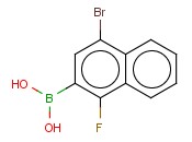 4-溴-1-<span class='lighter'>氟</span><span class='lighter'>萘</span>-2-硼酸