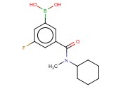 3-(CYCLOHEXYL(METHYL)CARBAMOYL)-5-<span class='lighter'>FLUOROPHENYLBORONIC</span> ACID