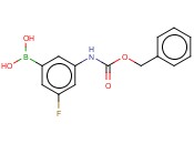3-(CBZ-AMINO)-5-<span class='lighter'>FLUOROPHENYLBORONIC</span> ACID