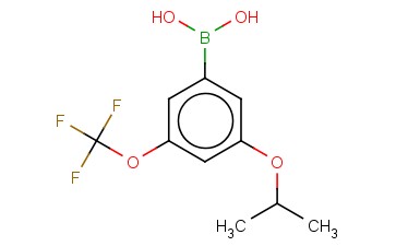 3-<span class='lighter'>异</span><span class='lighter'>丙</span><span class='lighter'>氧基</span>-5-(三氟甲<span class='lighter'>氧基</span>)苯硼酸