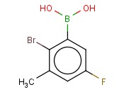 2-BROMO-3-METHYL-5-<span class='lighter'>FLUOROPHENYLBORONIC</span> ACID