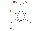 5-BROMO-2-FLUORO-3-<span class='lighter'>METHOXYPHENYLBORONIC</span> ACID