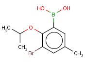 3-<span class='lighter'>溴</span>-2-<span class='lighter'>异</span>丙氧基-5-甲基苯基硼酸
