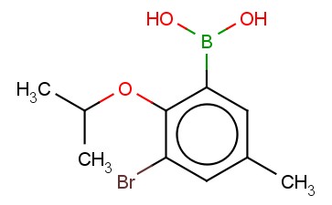 3-溴-2-<span class='lighter'>异</span><span class='lighter'>丙</span><span class='lighter'>氧基</span>-5-甲基苯基硼酸