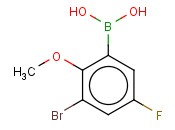 3-BROMO-5-FLUORO-2-<span class='lighter'>METHOXYPHENYLBORONIC</span> ACID
