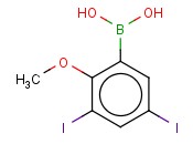 3,5-DIIODO-2-<span class='lighter'>METHOXYPHENYLBORONIC</span> ACID