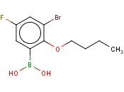 3-溴-2-丁氧基-5-氟<span class='lighter'>苯基</span><span class='lighter'>硼酸</span>