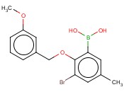 3-Bromo-5-methyl-2-(3'-methoxybenzyloxy)phenylboronic acid